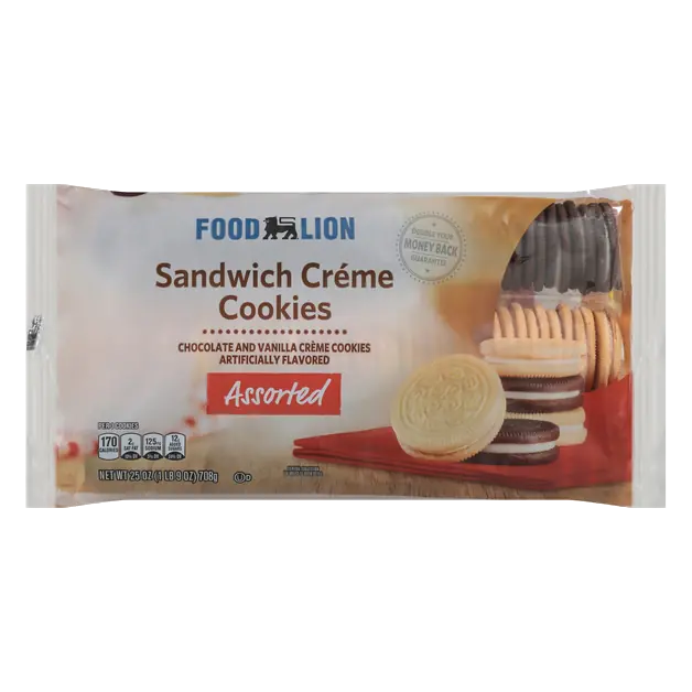 Assorted Chocolate & Golden Sandwich Cookies