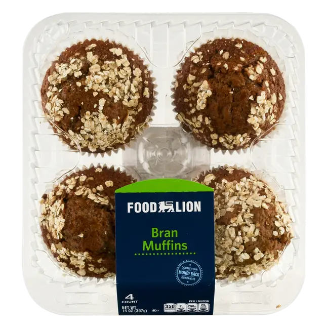 Bakery Bran Muffins - 4 ct