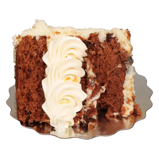 Bakery Carrot Cake Slice