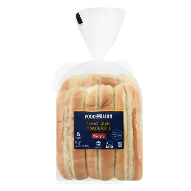 Bakery Classic French Style Hoagie Rolls - 6 ct