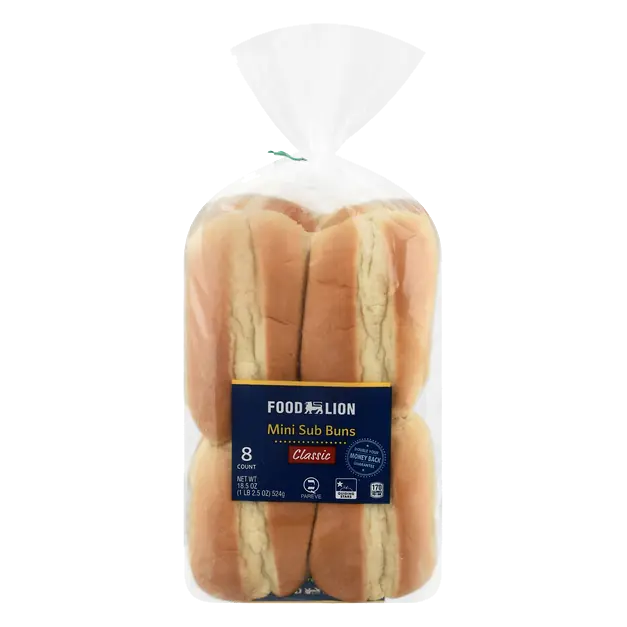 Bakery Classic Mini Sub Buns - 8 ct