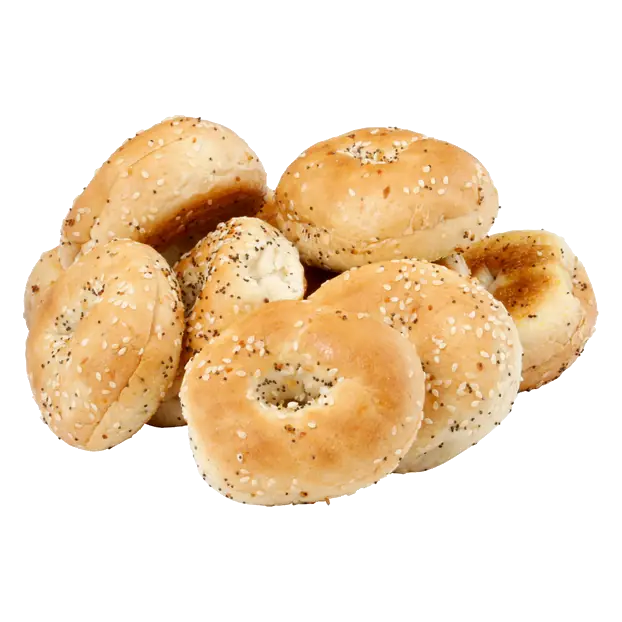 Bakery Everything Mini Bagels - 10 ct