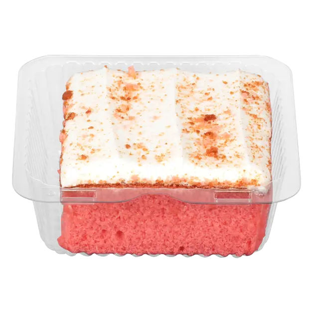 Bakery Strawberry Cake Square
