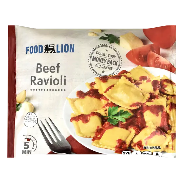 Beef Ravioli Pasta Frozen