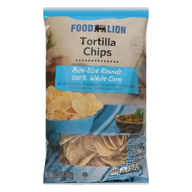 Bite Size Rounds White Corn Tortilla Chips