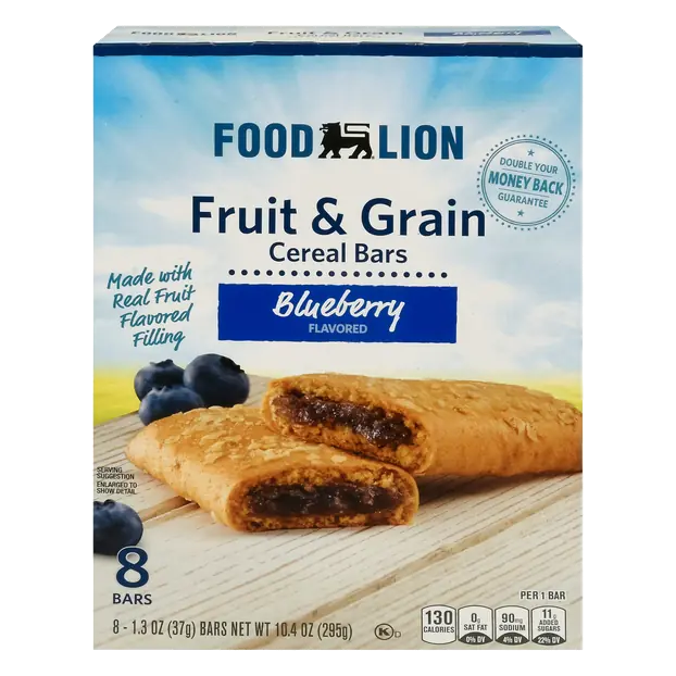 Blueberry Fruit & Grain Cereal Bars - 8 ct