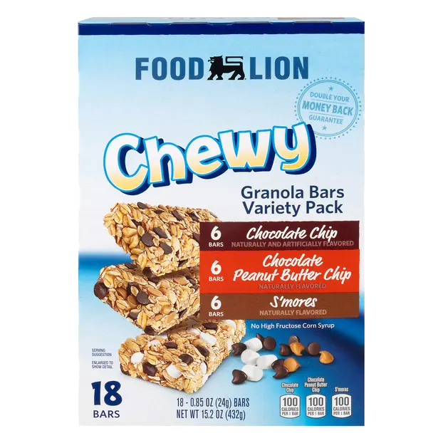 Chewy Granola Bars Variety Pack - 18 ct