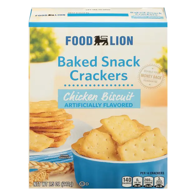 Chicken Biscuit Baked Snack Crackers