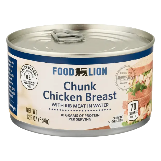 Chunk Chicken Breast with Rib Meat in Water