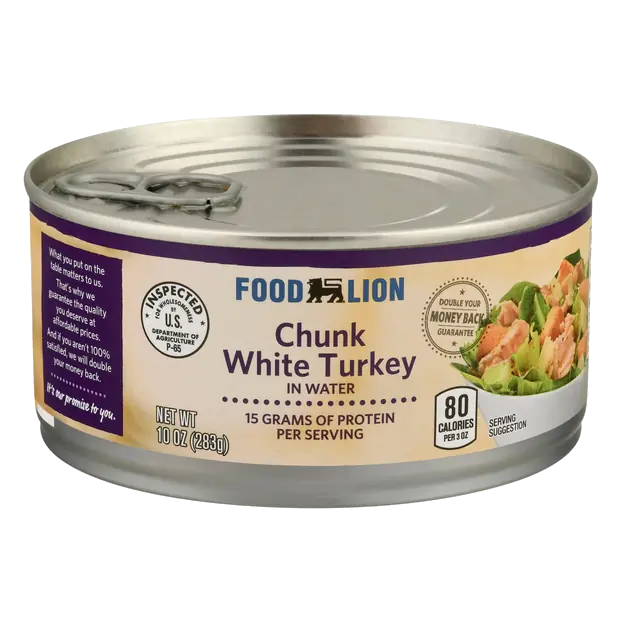 Chunk White Turkey in Water