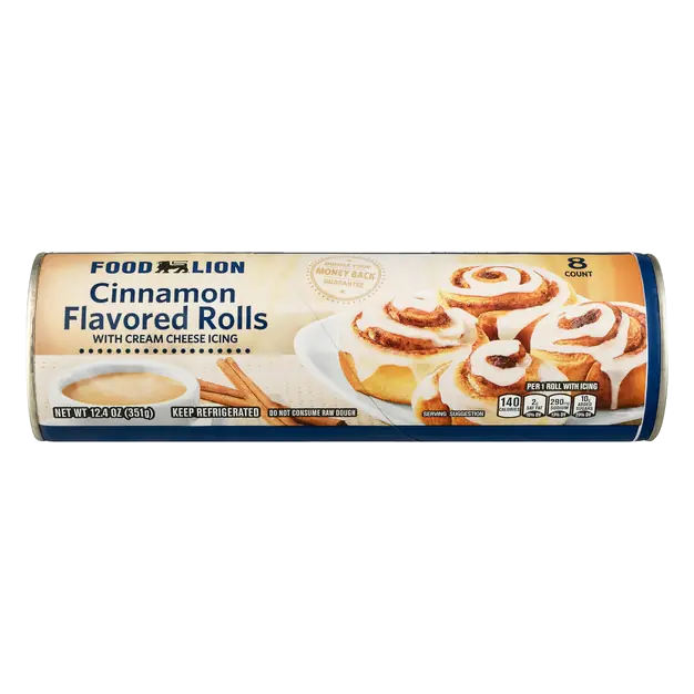 Cinnamon Rolls with Cream Cheese Icing - 8 ct