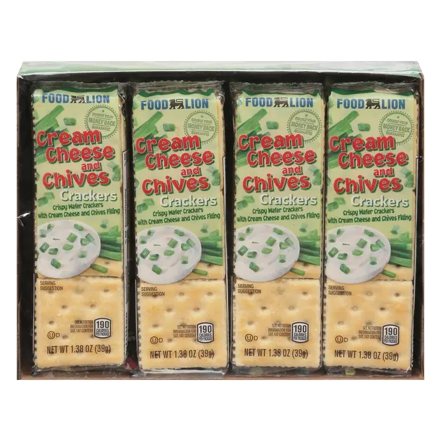 Cream Cheese & Chives Sandwich Crackers - 8 ct