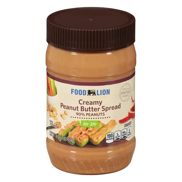 Creamy No Stir Peanut Butter Spread