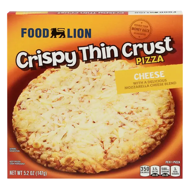 Crispy Thin Crust Cheese Pizza Frozen