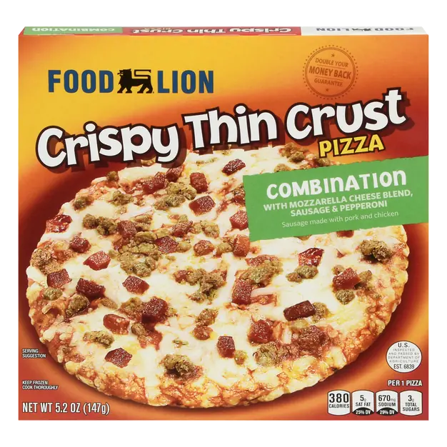 Crispy Thin Crust Combination Pizza Frozen