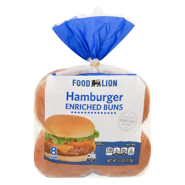 Enriched Hamburger Buns - 8 ct