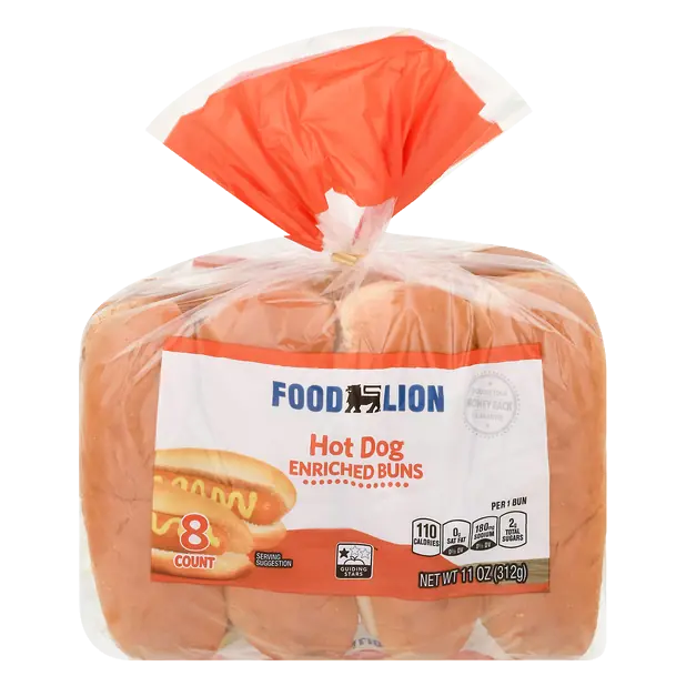 Enriched Hot Dog Buns - 8 ct