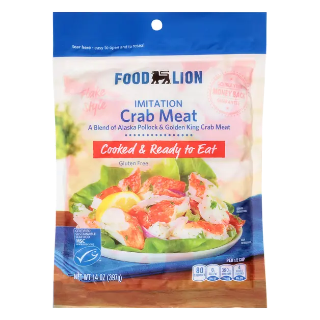 Flake Style Imitation Crab Meat Fresh