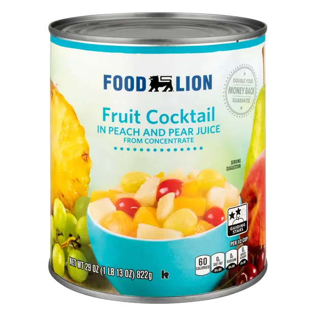 Fruit Cocktail in Peach & Pear Juice from Concentrate
