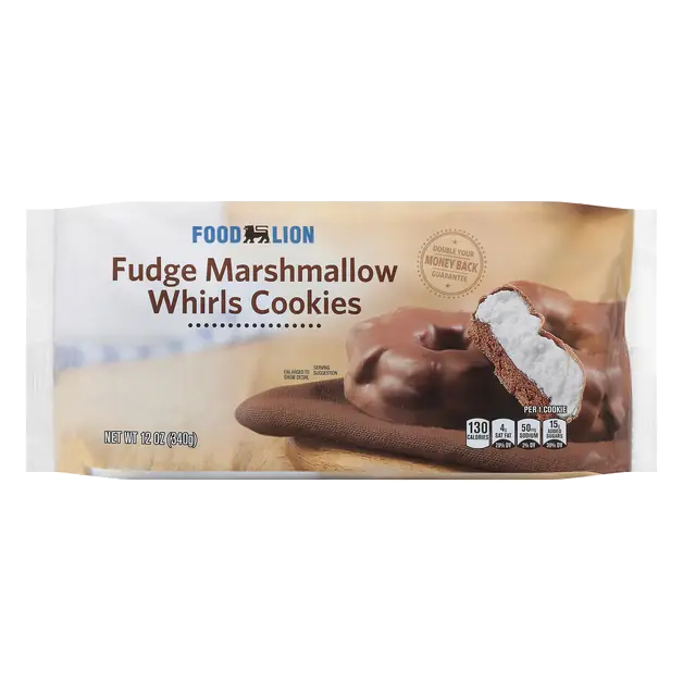 Fudge Marshmallow Whirls Cookies