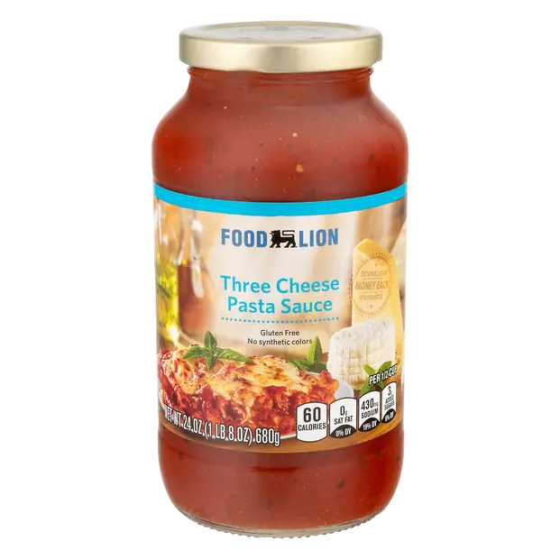 Gluten Free Three Cheese Pasta Sauce