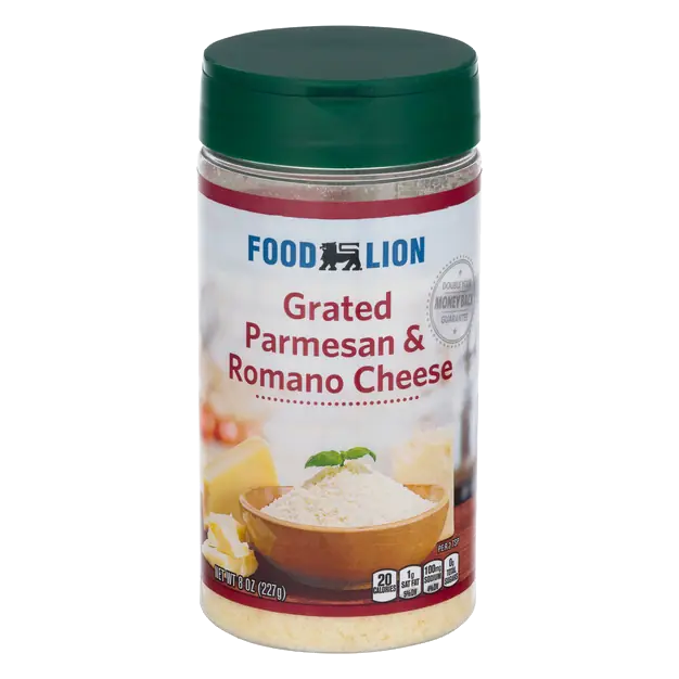 Grated Parmesan & Romano Cheese