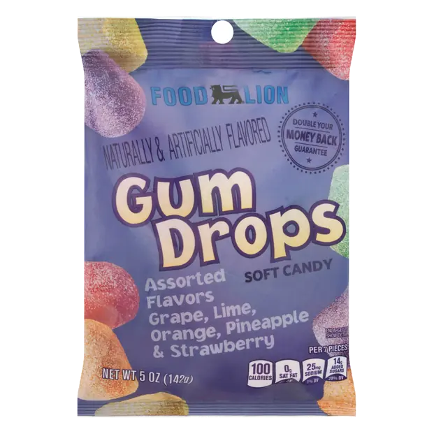 Gum Drops Soft Chewy Candy