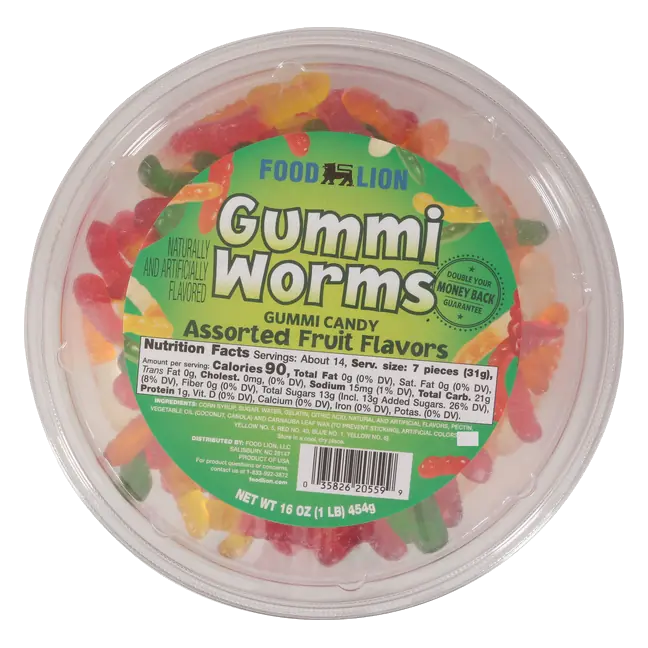 Gummi Worms Candy