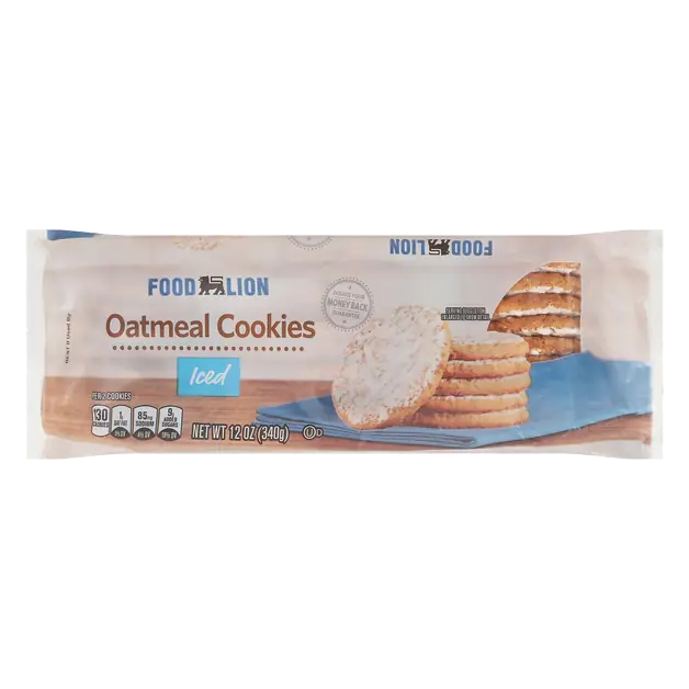 Iced Oatmeal Cookies