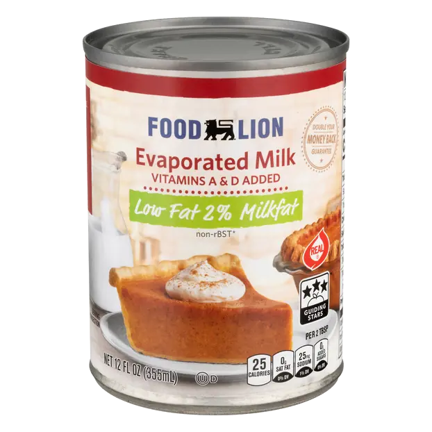 Low Fat Evaporated Milk