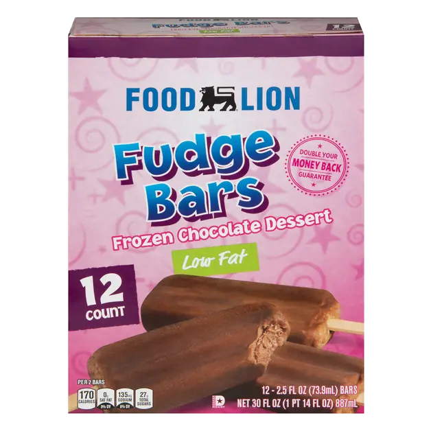 Low Fat Fudge Bars - 12 ct