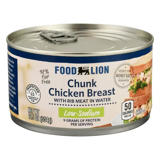 Low Sodium Chunk Chicken Breast in Water