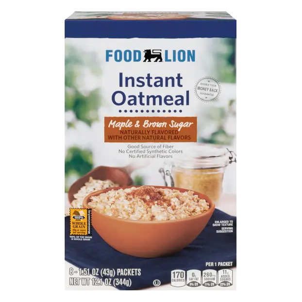 Maple & Brown Sugar Instant Oatmeal - 8 ct