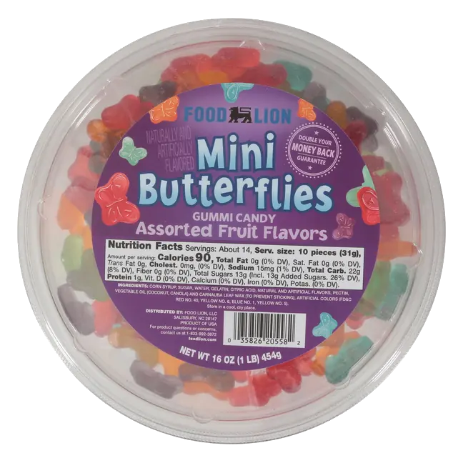 Mini Butterflies Gummi Candy