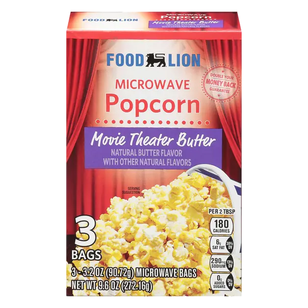 Movie Theater Butter Microwave Popcorn - 3 ct