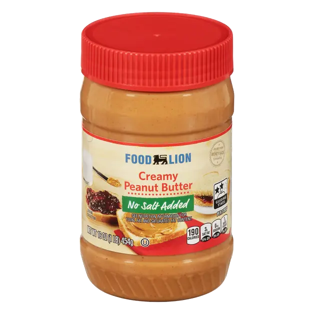 No Salt Added Creamy Peanut Butter