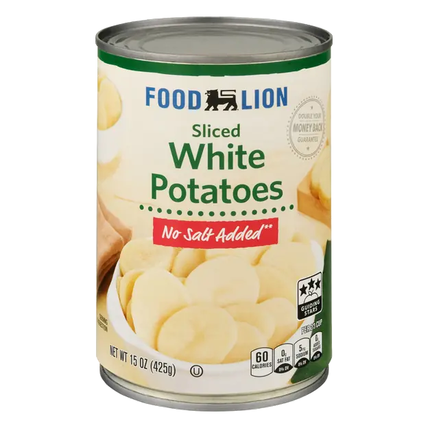 No Salt Added Sliced White Potatoes