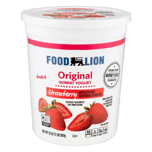 Original Non Fat Strawberry Yogurt