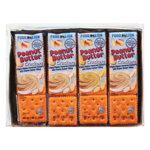 Peanut Butter & Cheese Sandwich Crackers - 8 ct