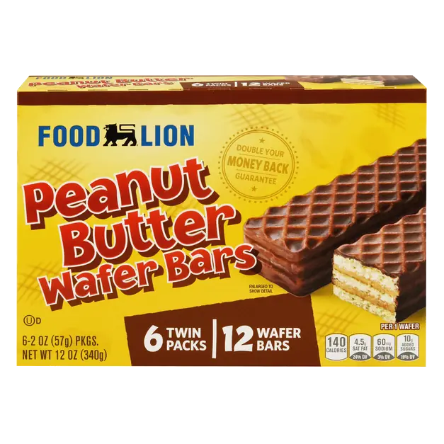 Peanut Butter Wafer Bars 2 ea - 6 ct