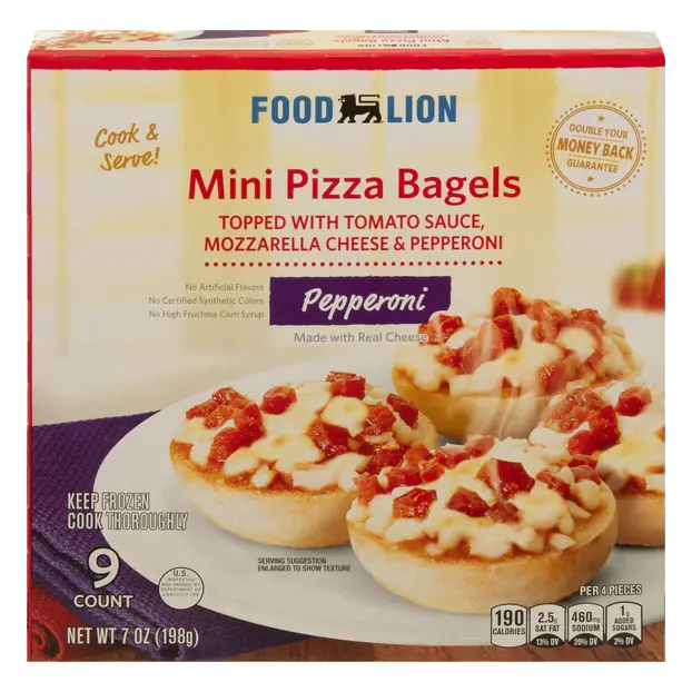 Pepperoni Mini Pizza Bagels - 9 ct Frozen