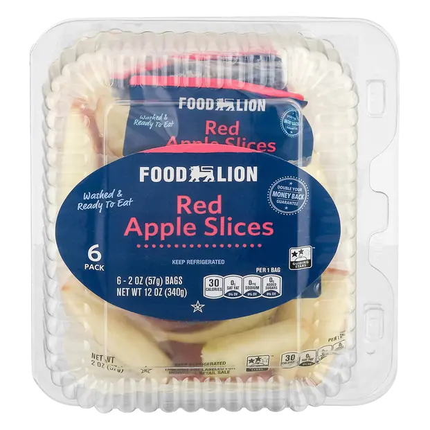 Red Apple Slices - 6 ct
