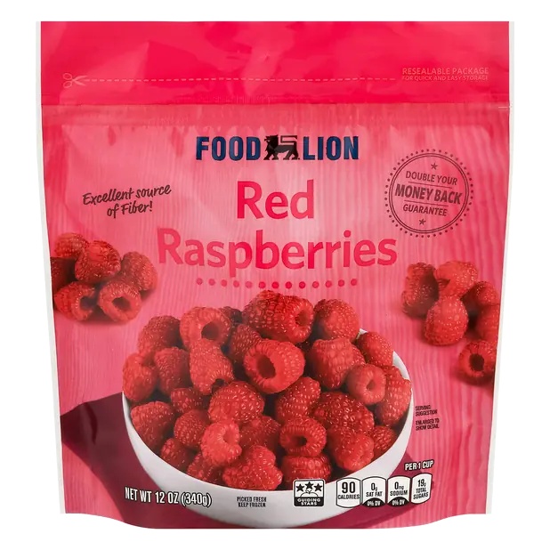 Red Raspberries Frozen