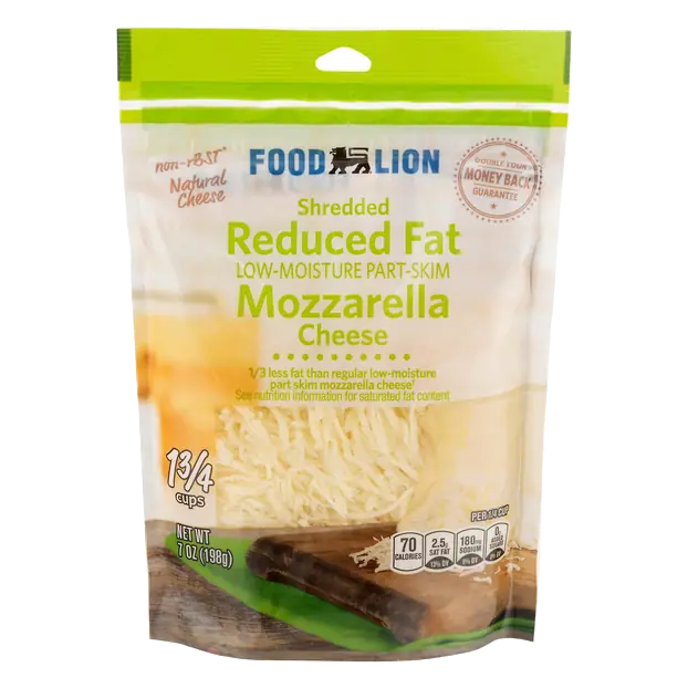 Reduced Fat Low-Moisture Part-Skim Shredded Mozzarella Cheese