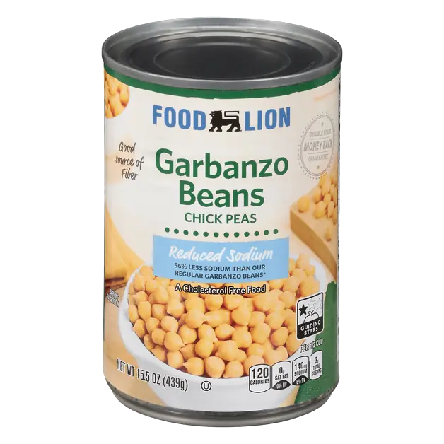 Reduced Sodium Garbanzo Beans Chickpeas
