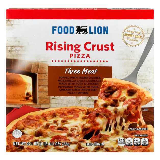 Rising Crust Three Meat Pizza Frozen