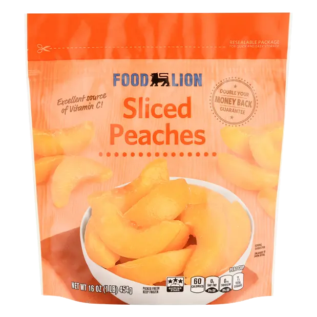 Sliced Peaches Frozen