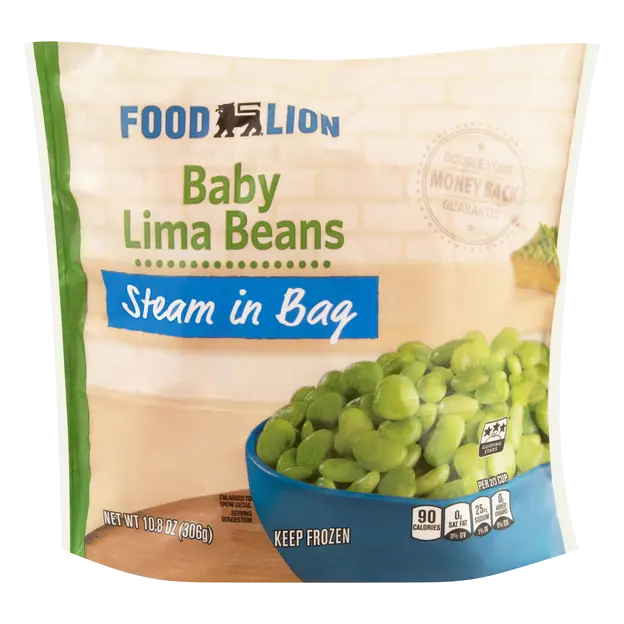 Steam in Bag Baby Lima Beans Frozen