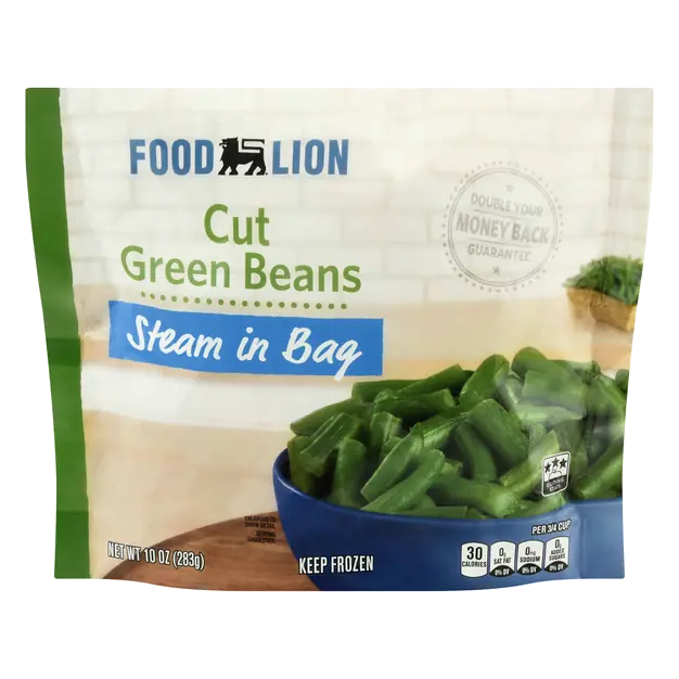 Steam in Bag Cut Green Beans Frozen