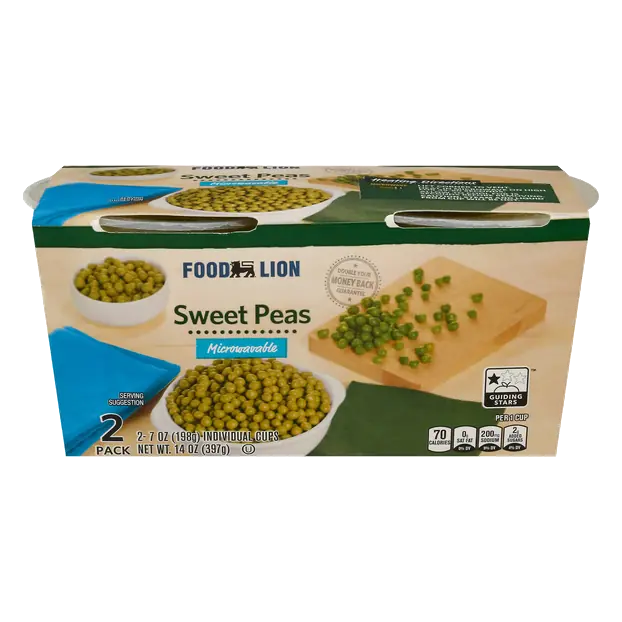 Sweet Peas Microwavable Cups - 2 ct